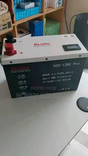 Hzsolar 100ah 12v 1.28kwh Lithium Battery