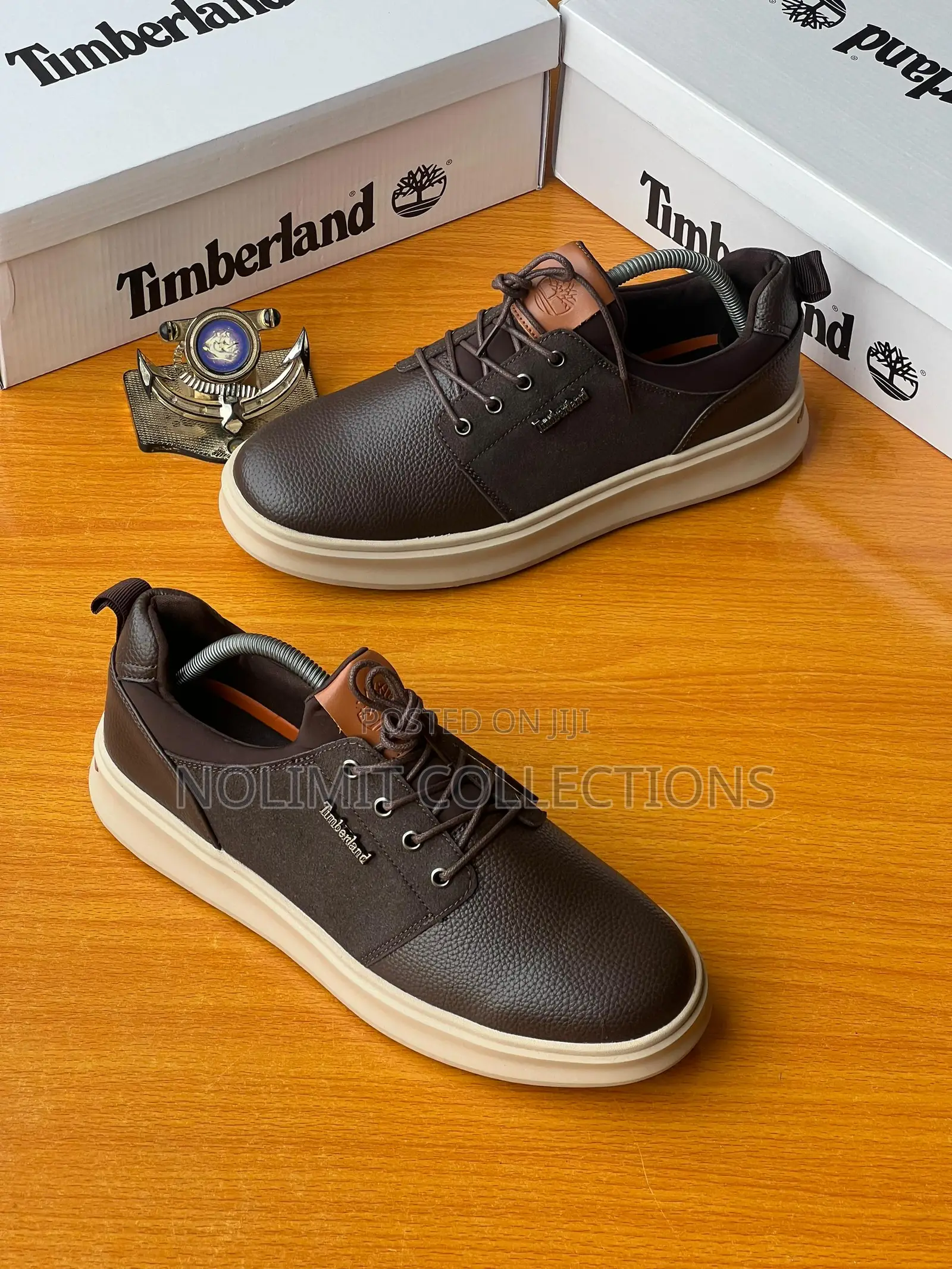 Timberland Mixed Material Low Top Sneakers