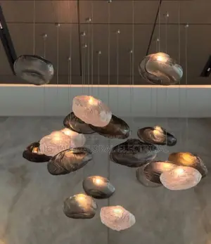 Modern Cloud Design Nordic Gery Glass Drop Light