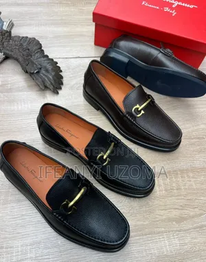 Ferragamo Leather Corporate Shoe