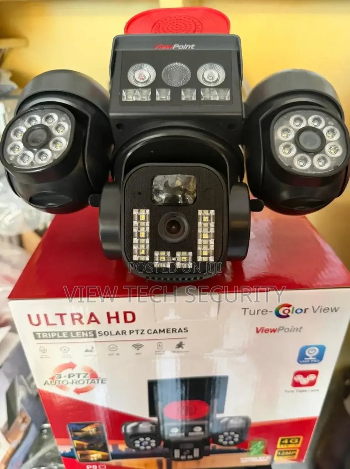 Triple Lens PTZ Smart Solar Camera