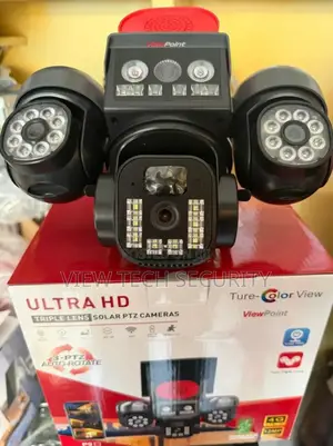 Triple Lens PTZ Smart Solar Camera