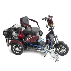 Auto Digital Ride On Road Making Machine