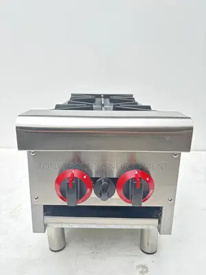 Commercial Table Top 2 Burner Gas Stove – Heavy Duty Restaurant Cooker
