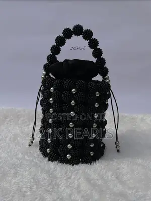 Beaded Bucket Bag