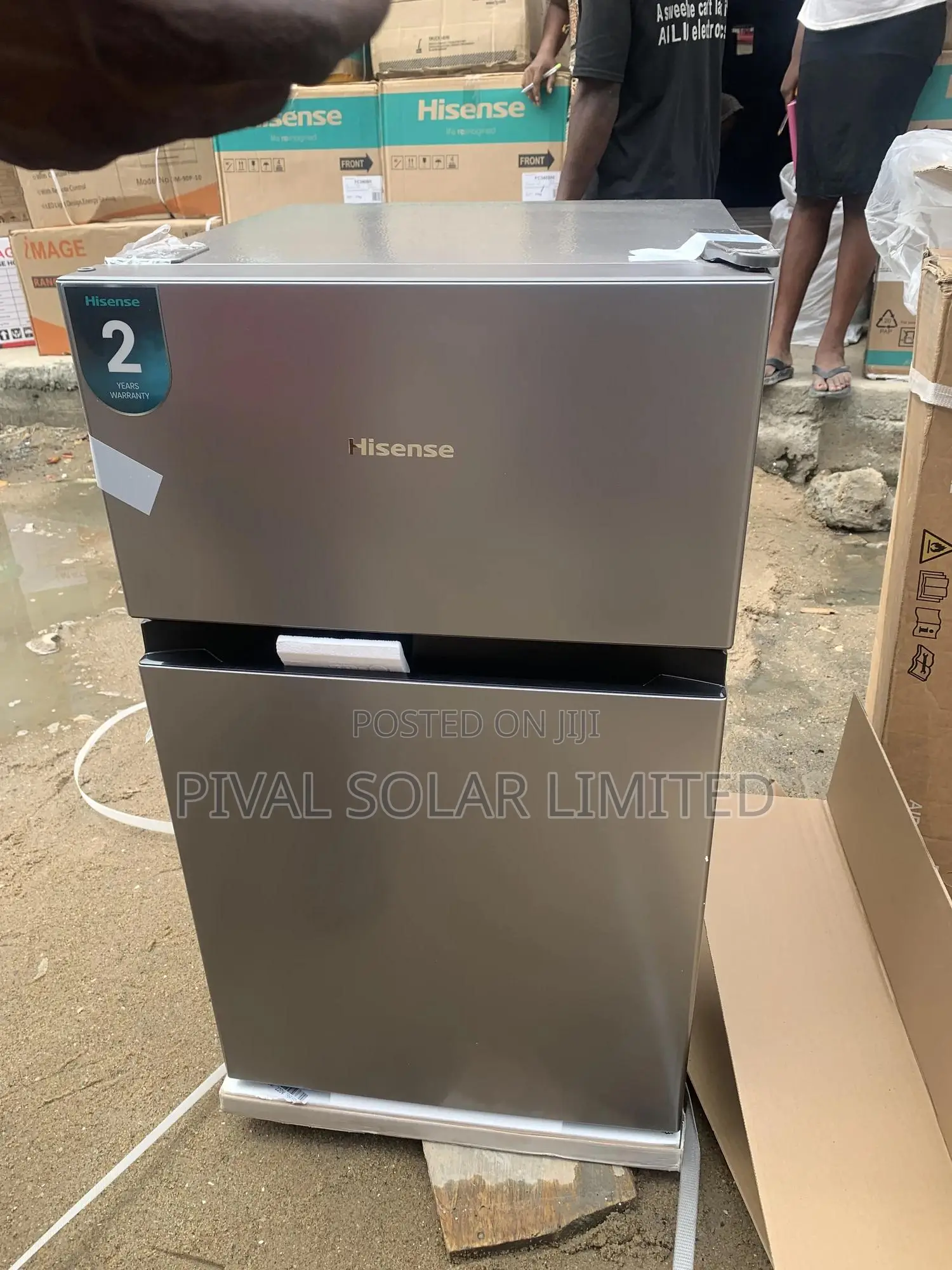 100l Hisense Double Door Fridge