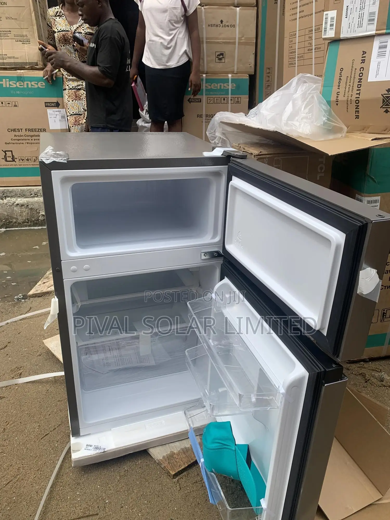 100l Hisense Double Door Fridge