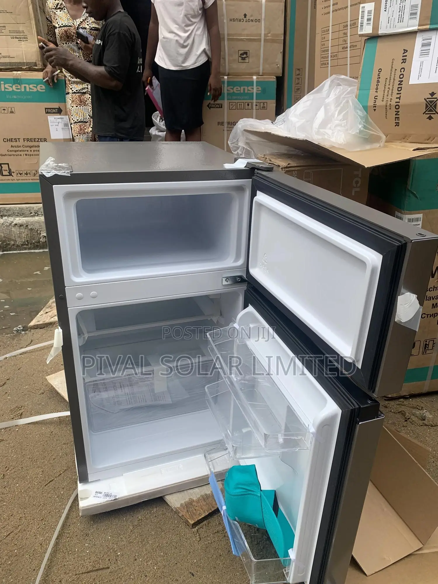 100l Hisense Double Door Fridge