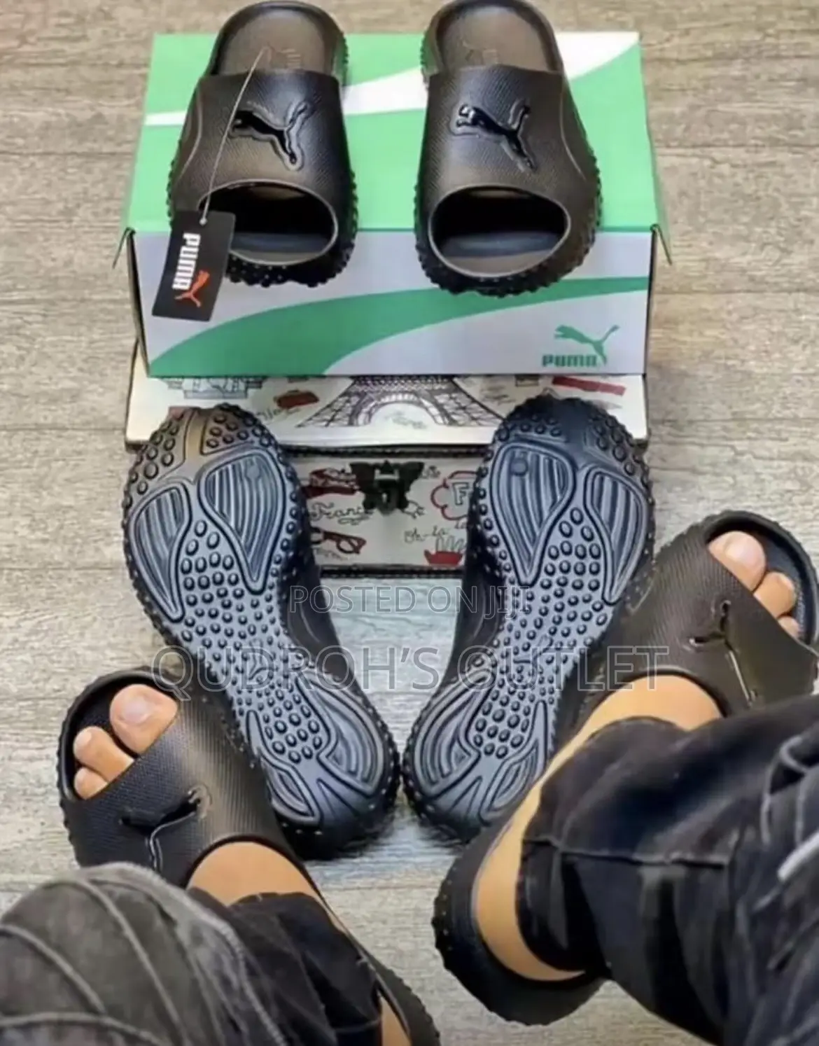 Puma Slide/Crocs