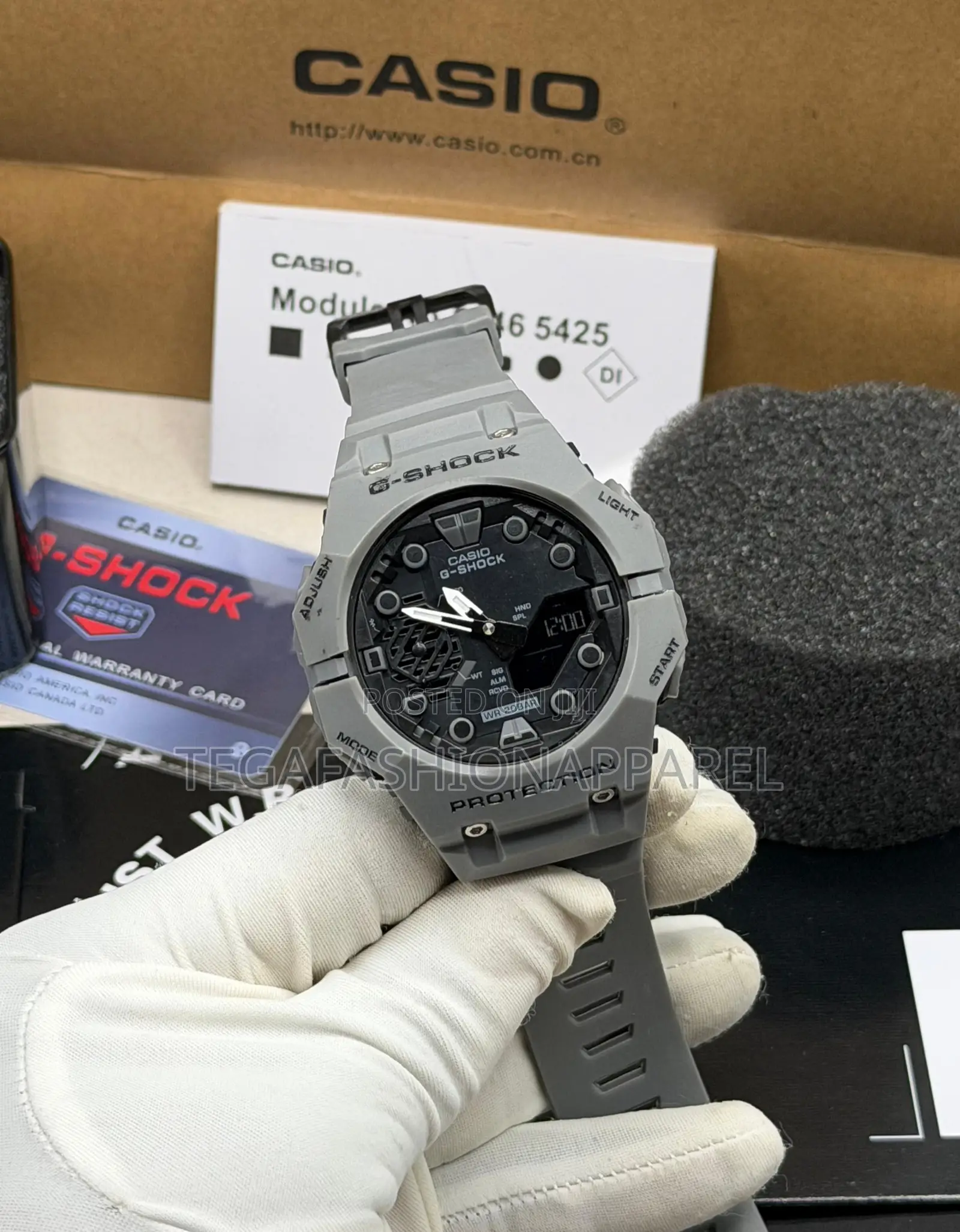 Gab001g-2a Casio G-Shock Digital / Analog Rubber Strap Watch