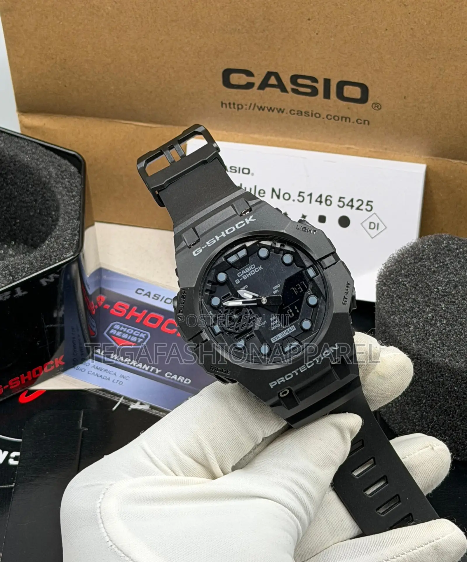 Gab001g-2a Casio G-Shock Digital / Analog Rubber Strap Watch