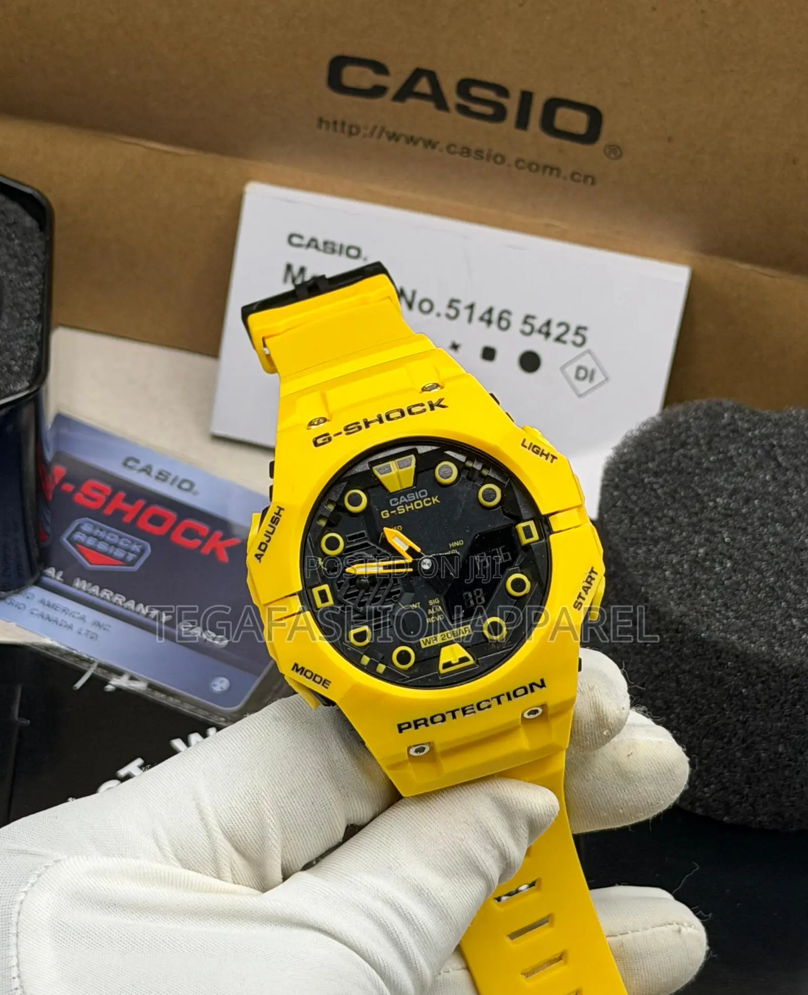 Gab001g-2a Casio G-Shock Digital / Analog Rubber Strap Watch