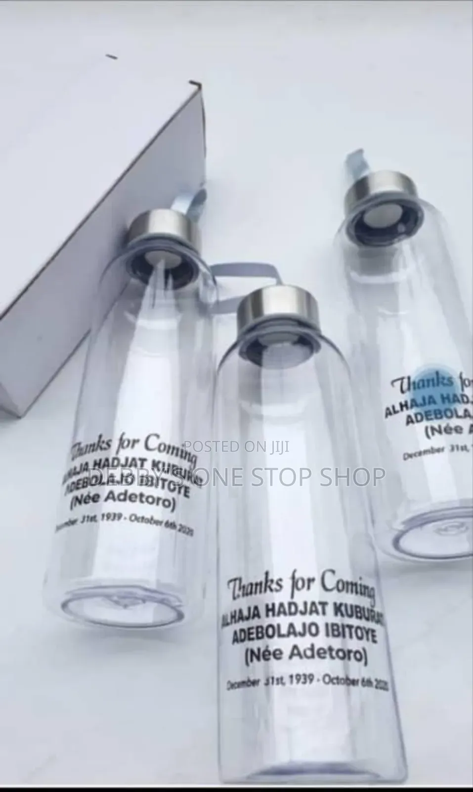 White Candy Bottles