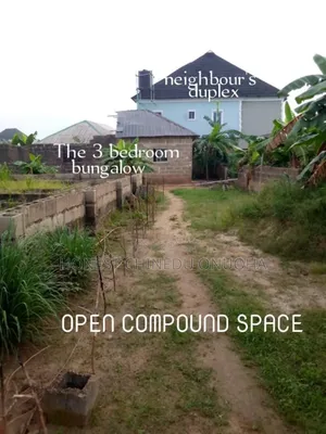 Half Completed 3bedroom Bungalow on a Plot of Land at Mowe, Ogun State