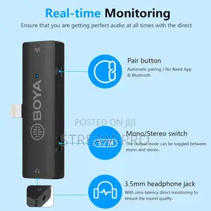 Boya by Xm6 S4 Wireless Microphone