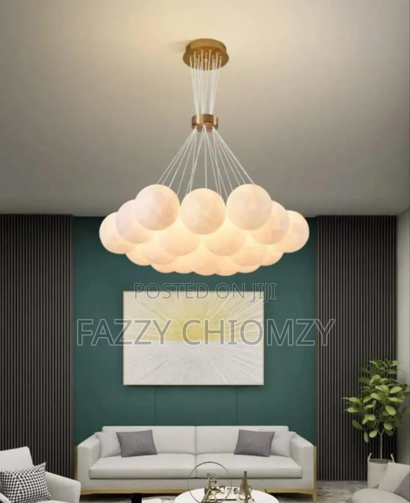 19head Luner Cluster Globe Chandelier