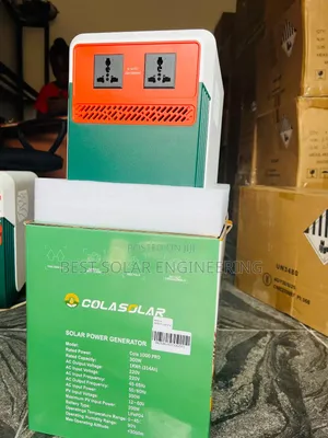 Cola 1000pro Solar Generator (300w With 1kwh Lithium Battery)