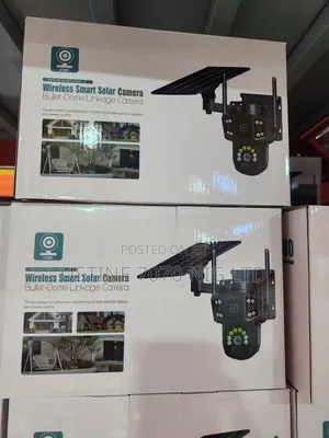 Tp36 4g Solar CCTV Camera 3 Lens With Solar Panel (New)