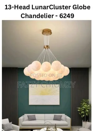 13head Luner Cluster Globe Chandelier
