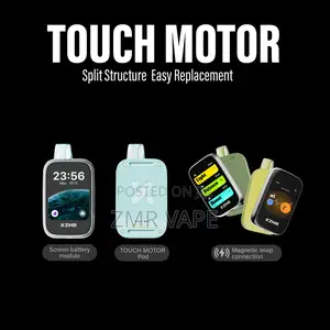 ZMR Motor 30000puffs,Vape With Social App 2.4" Touch 1000mah,Shisha