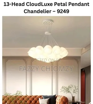 13/19 Head Cloudluxe Petal Pendant Chandelier
