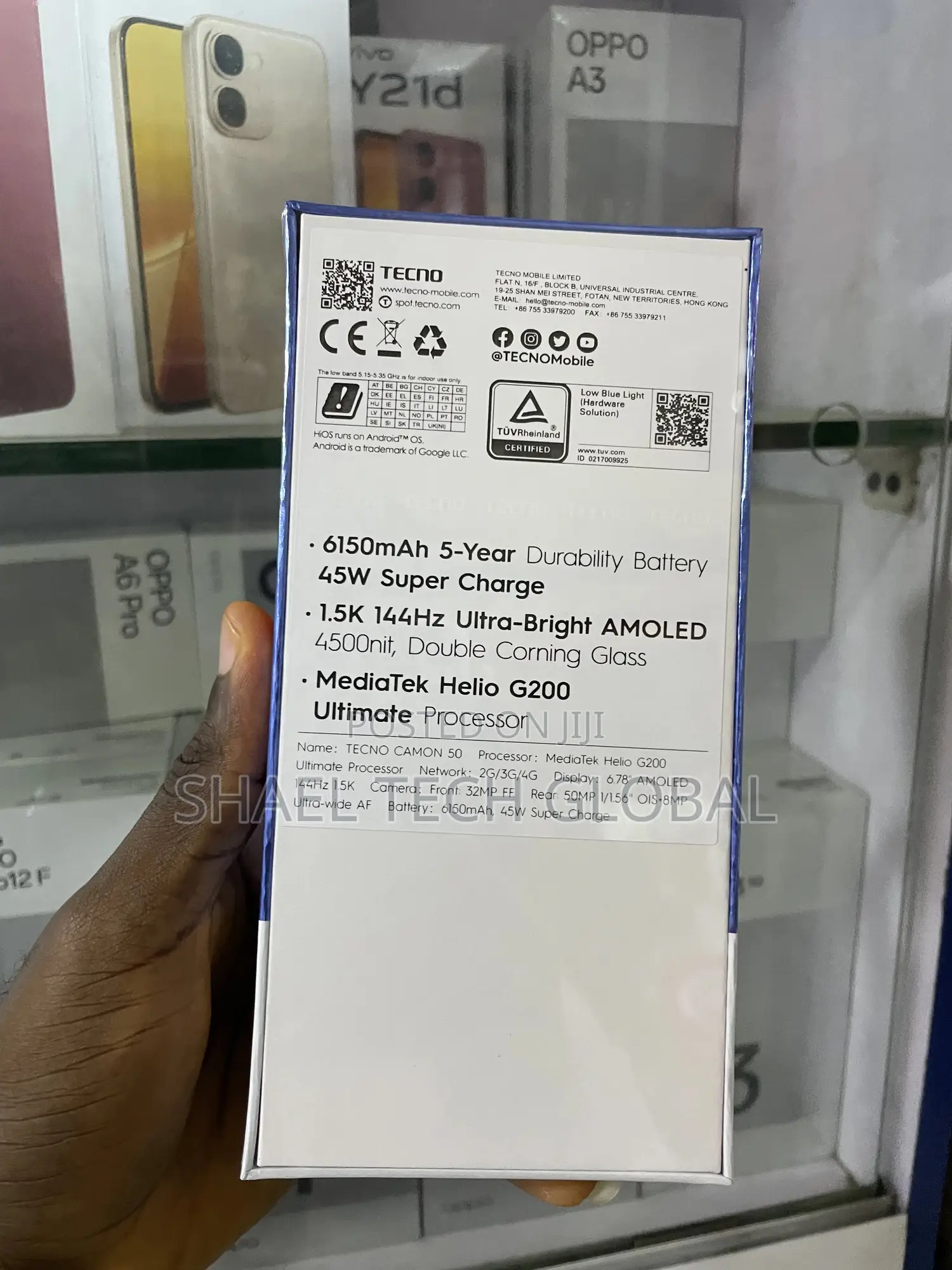 New Tecno Camon 50 256 GB Green