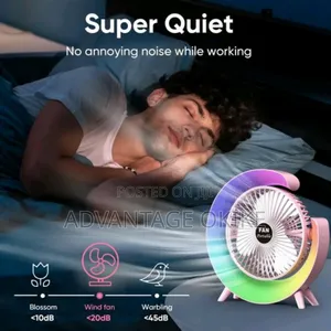 Usb Rechargeable Desk Fan