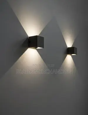 Modern Led Cube Up and Down, Sconce Lamp for Bedroom Living Room