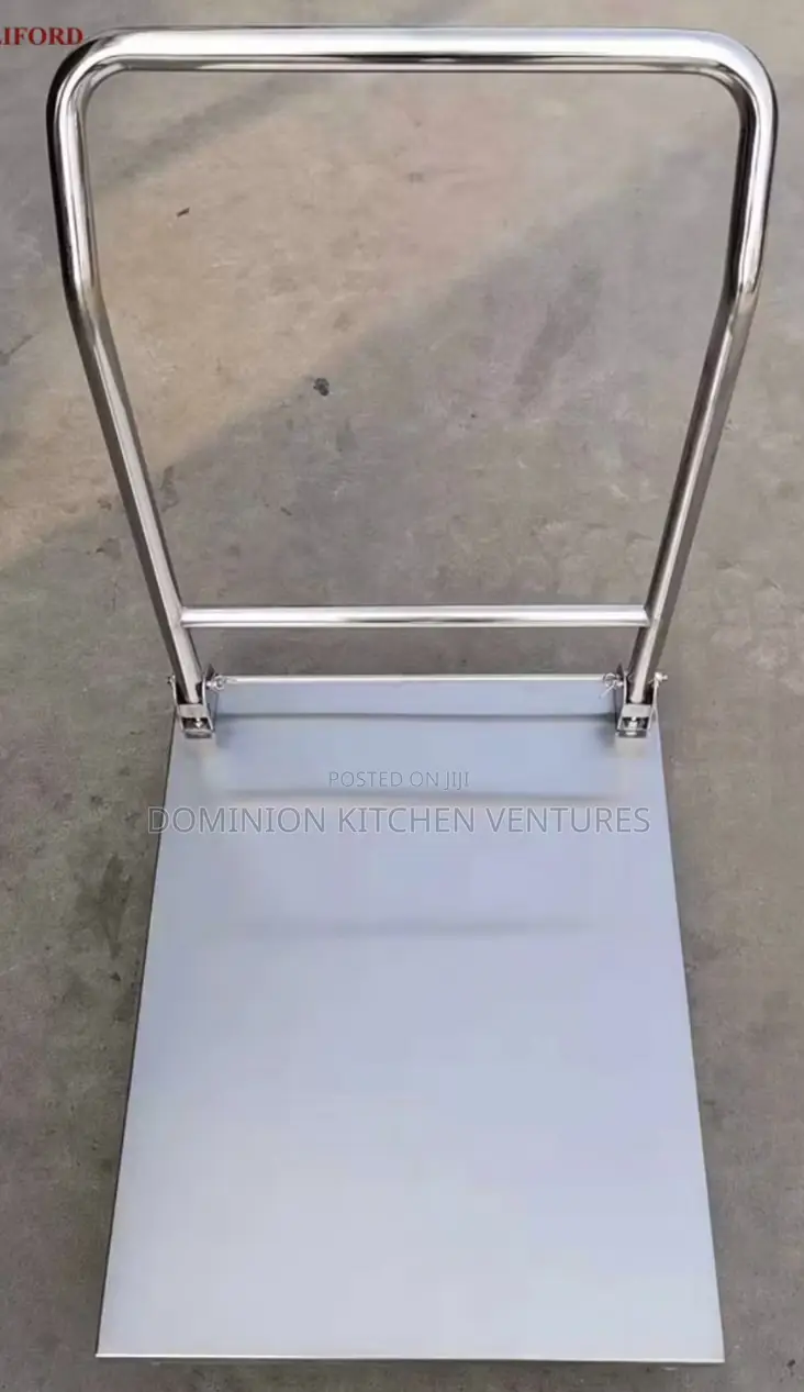 This Is A Stainless Steel Platform Trolley