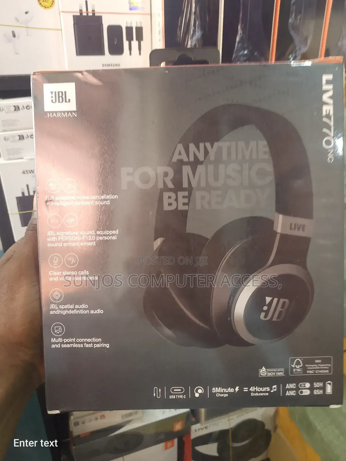 JBL Headphone Wit Noise Reductions Live 770