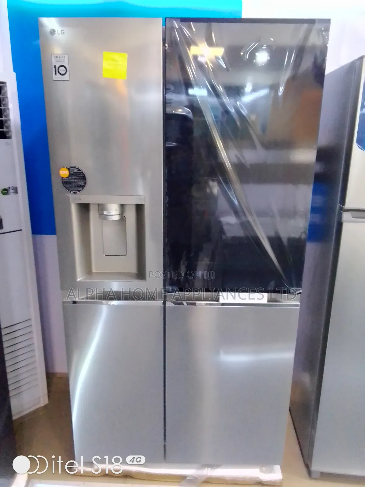 Lg Refrigerator Side-by-Side 674l Silver Colour