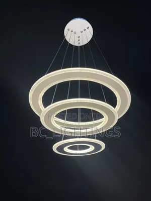 Modern 3 Ring Chandelier Light