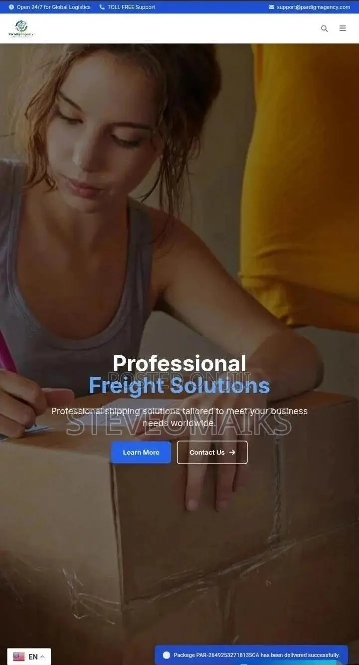 Courier/Logistics Website