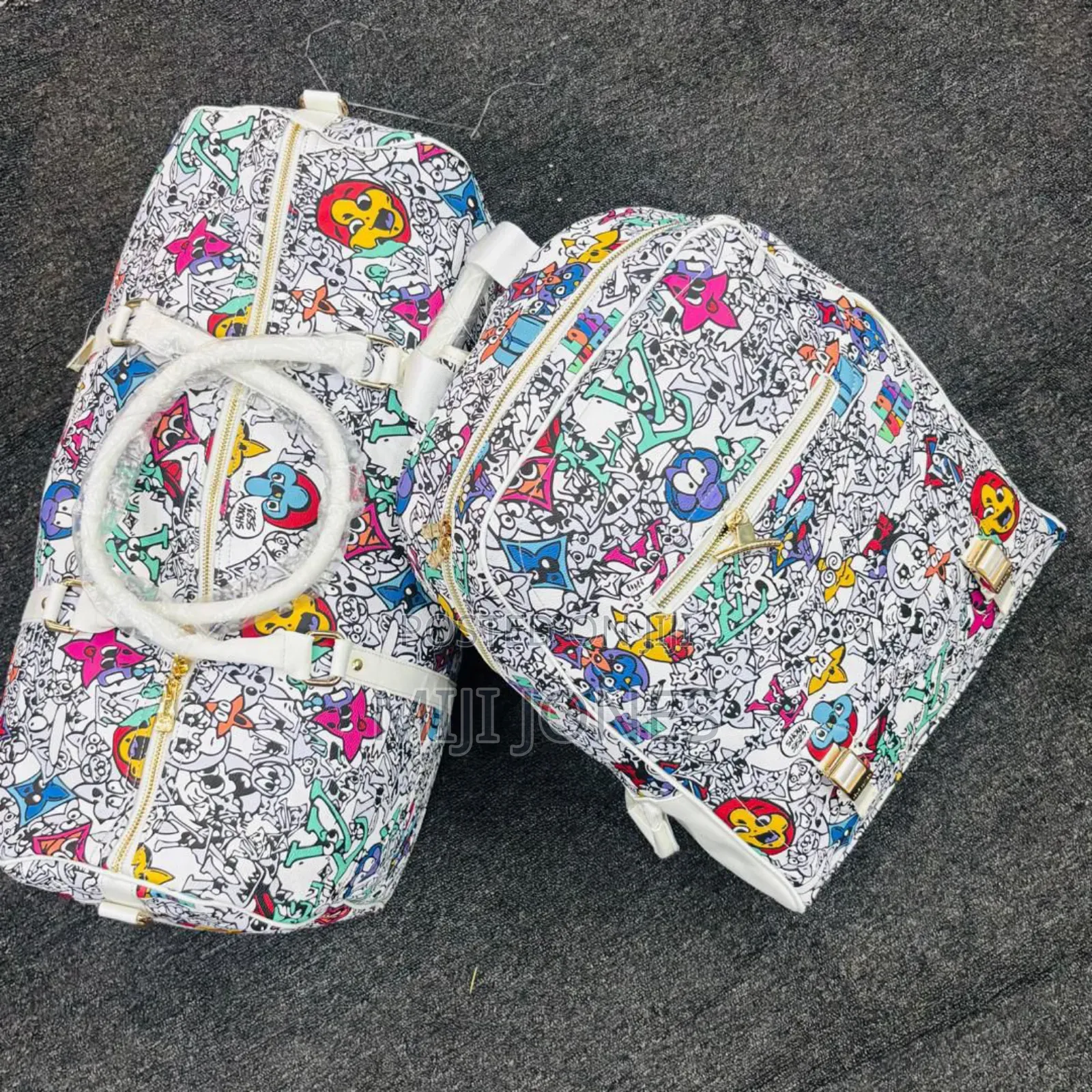 "Lv Duo: Backpack + Duffel Bag Combo"