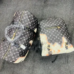 "Lv Duo: Backpack + Duffel Bag Combo"