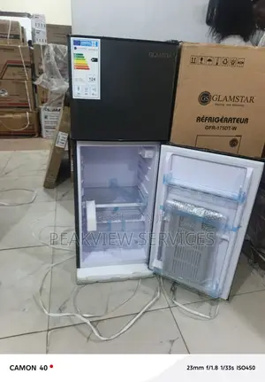 Glamstar Double Door Fridge 138l GFR-175dt-W