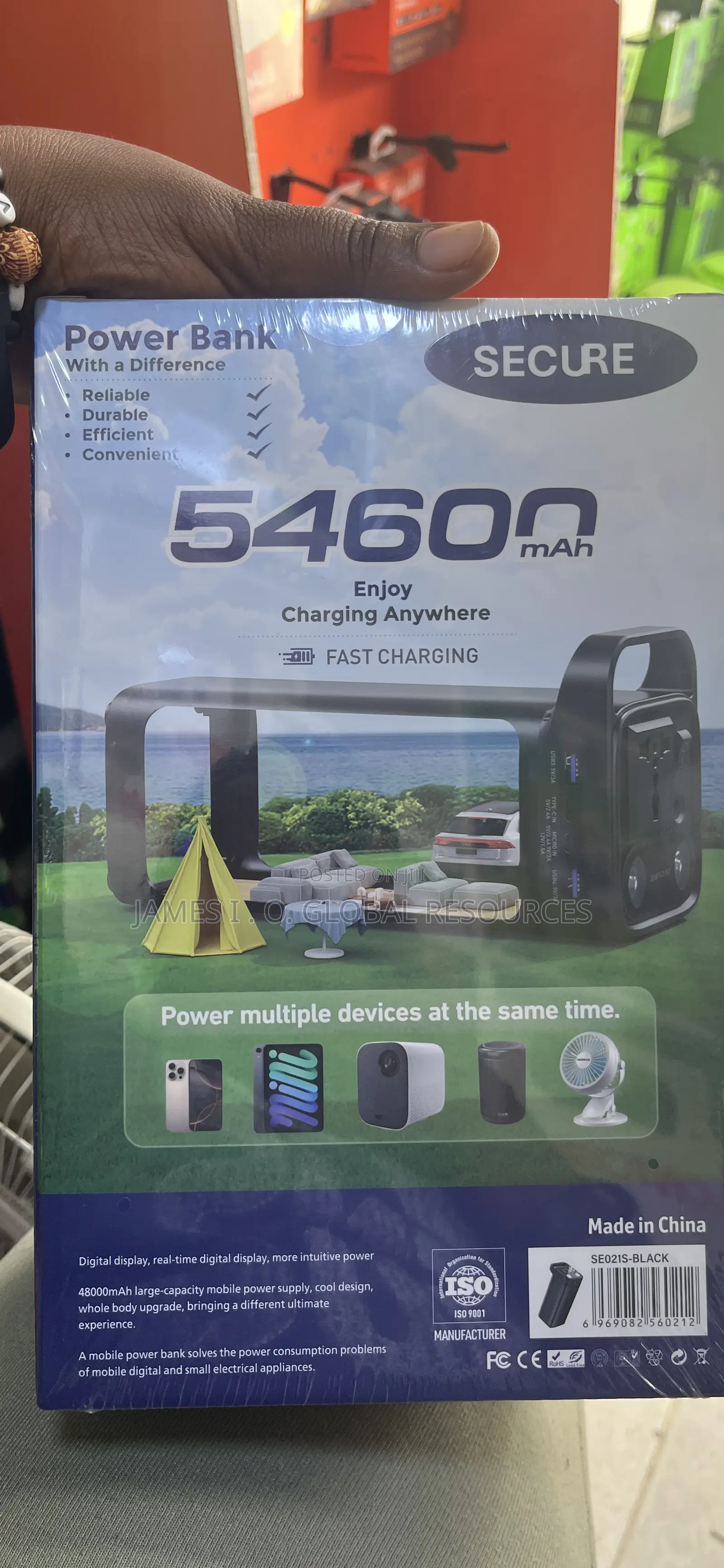 Secure Laptop Power Bank 150 Watts,54600 Mah