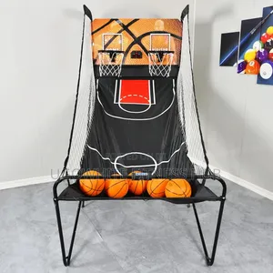 Indoor Dual-Shot Electronic Basketball Arcade Game,