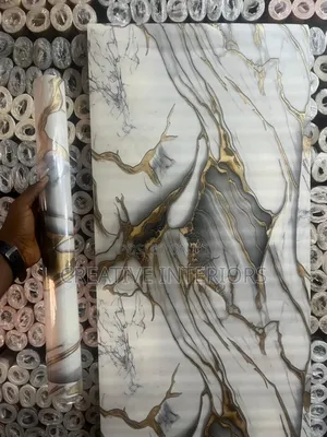 New Design Fluted/Marble Wallpaper