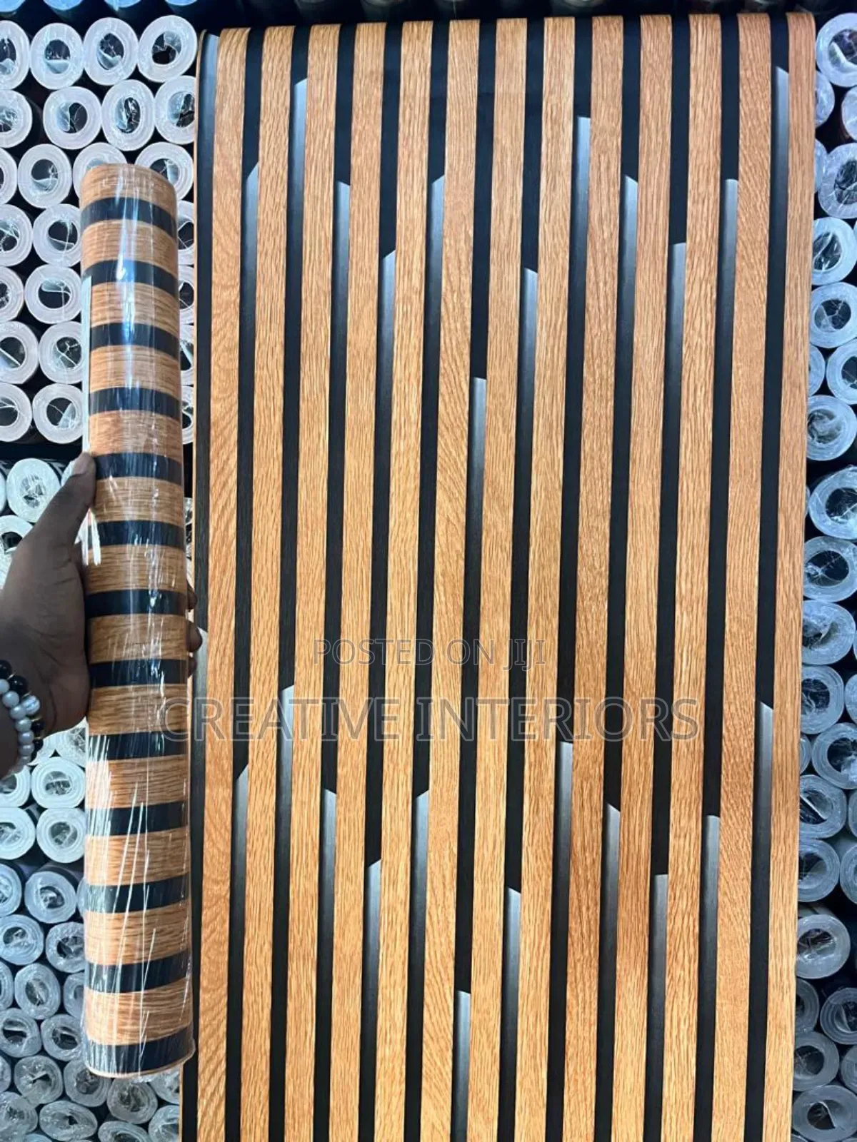 New Design Fluted/Marble Wallpaper