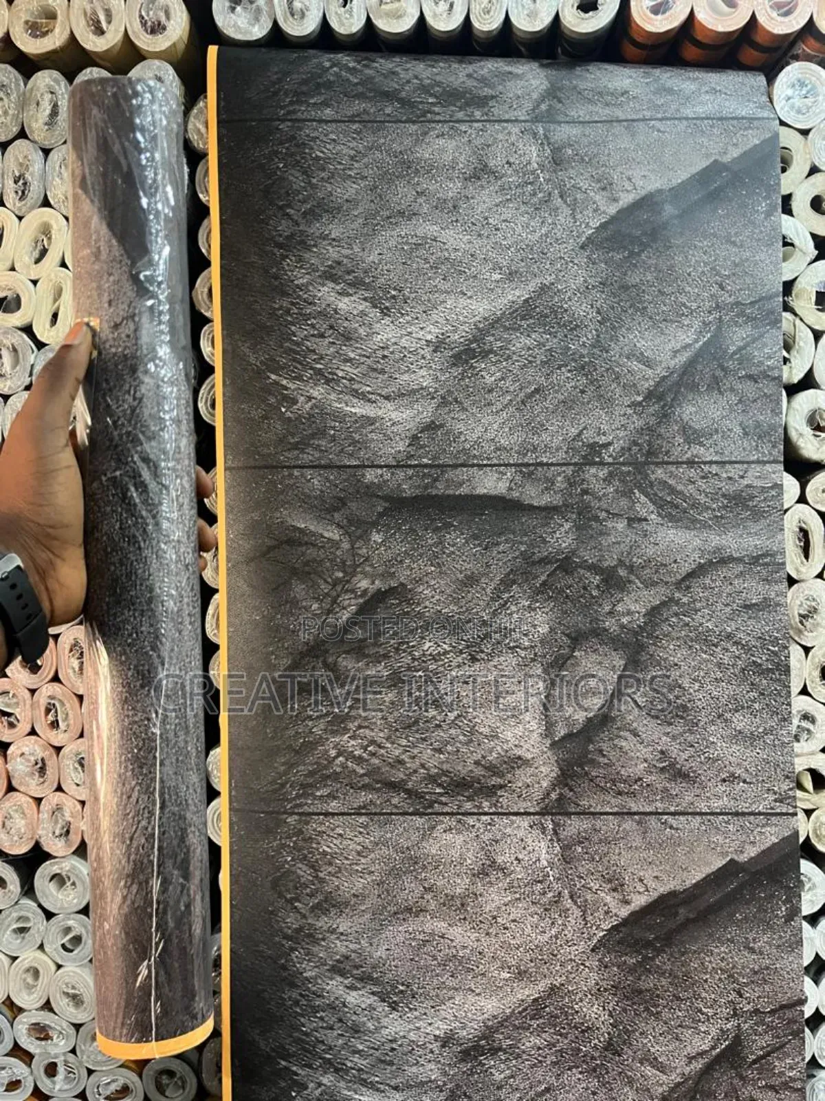 New Design Fluted/Marble Wallpaper