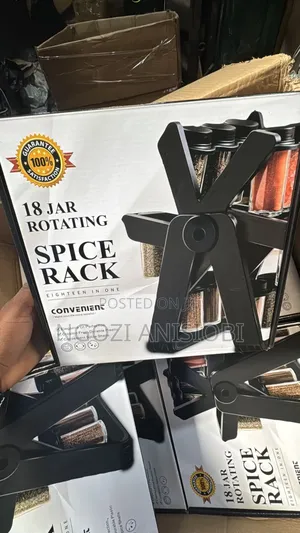16pcs Rotating Spice Rack