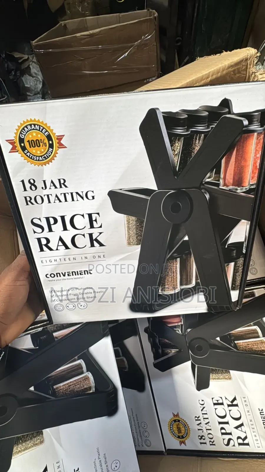 16pcs Rotating Spice Rack