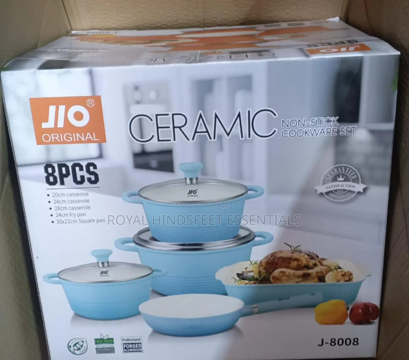 Quality 8pcs Ceramic Cookware Set