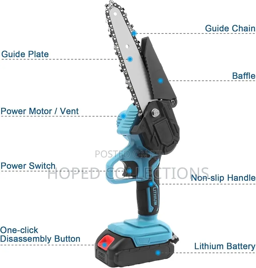 Chainsaw With Two Batteries