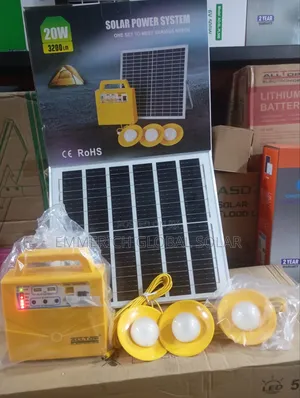 20watts Solar Generator With Lithium Battery