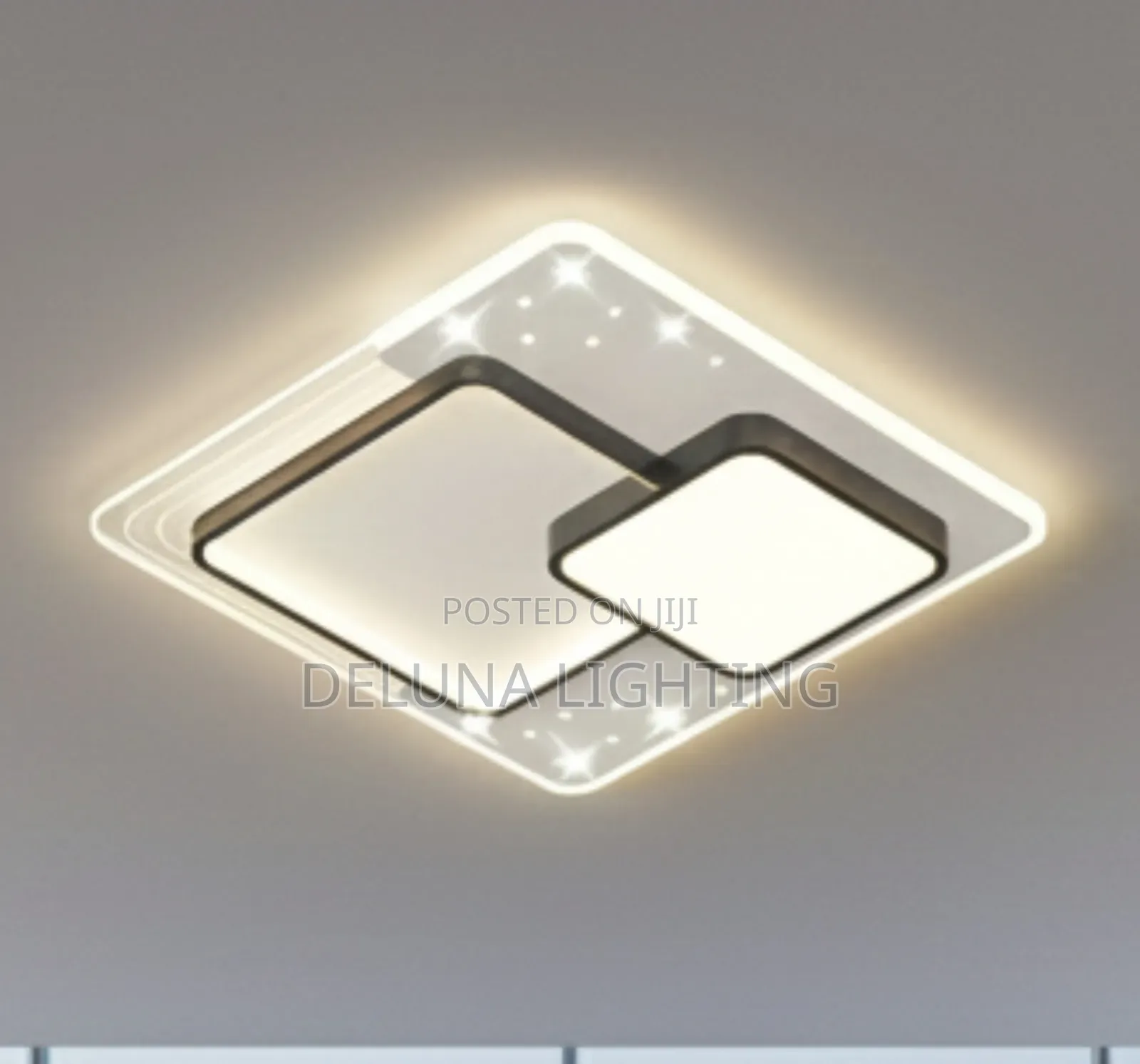 Modern Classic Ceiling Led Chandelier With 3 Color Display