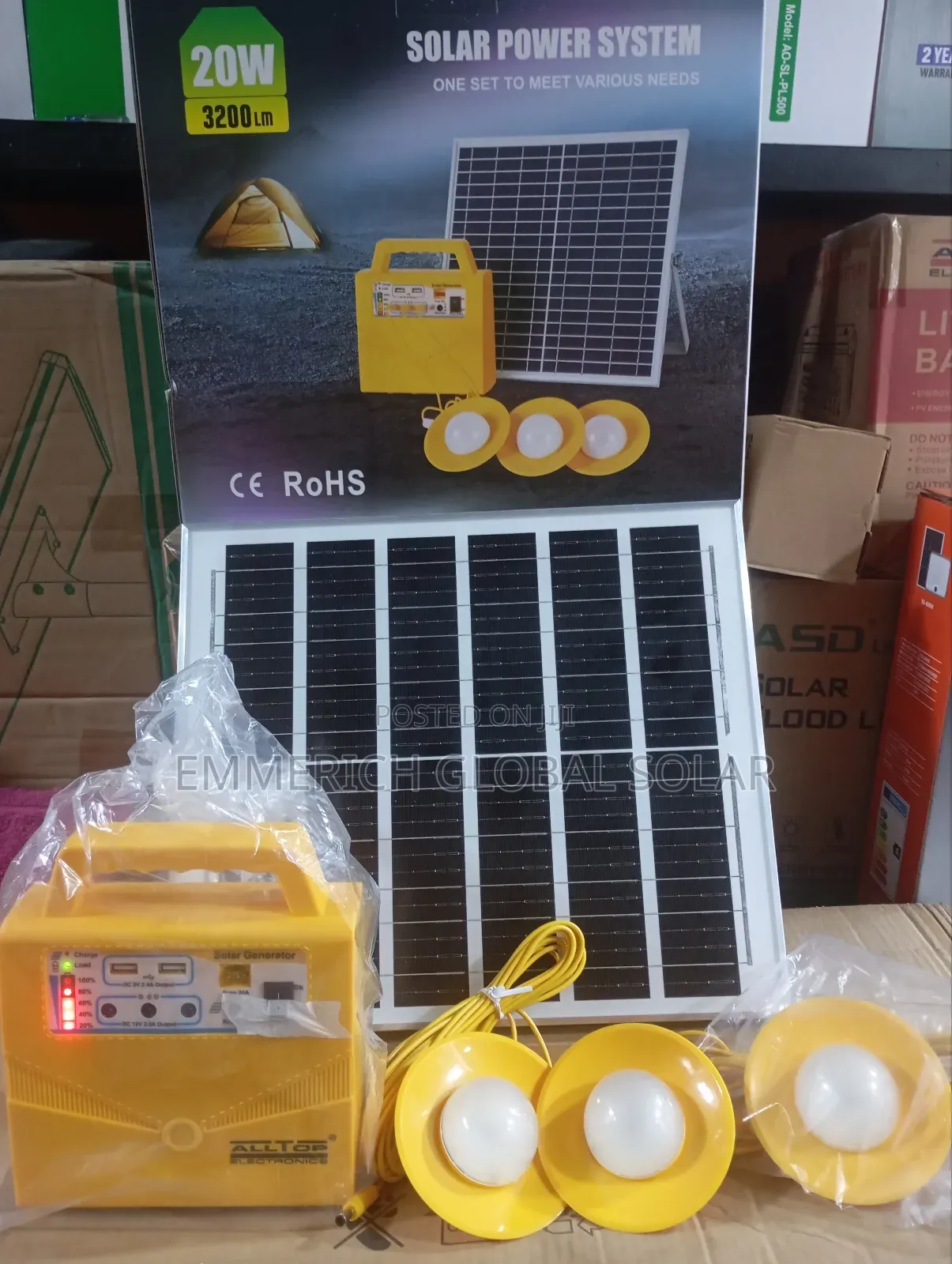 20watts Long Lasting Solar Generator