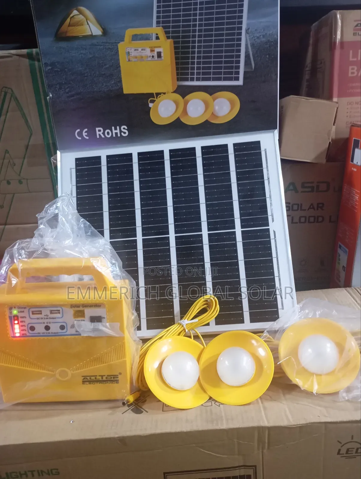 20watts Solar Generator With Lithium Long Lasting Battery