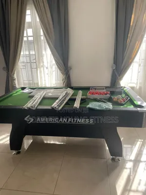 7ft and 8ft Snooker Table With Double Accessories